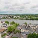 Chateau de Saumur, vue sur Loire