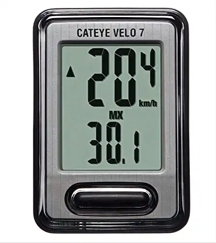CatEye Vélo 7 CC-VL520 Compteur filaire Argent