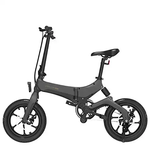 yeep.me 1600 vélo électrique 16'' Pliant Le Citadin Compact avec Suspension, Confortable, éligible à la Prime vélo