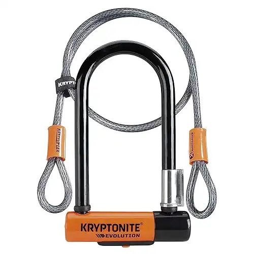 Kryptonite Antivol U Evolution Mini-7 U-Lock 2018 + Câble Flex 4'